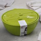 Салатник с крышкой и приборами «Bono», 5 л, цвет МИКС - Фото 9