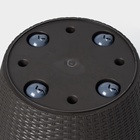 Кашпо для цветов со вставкой Rattan, 50 л (27 л), МИКС - Фото 8