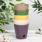 Набор горшков для цветов с прикорневым поливом Amsterdam, 650 мл, 5 шт., МИКС - Фото 7