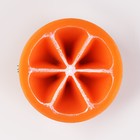 Свеча декоративная "Новогодний апельсин половинка",10х10х6,2 см - Фото 4