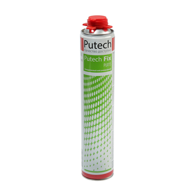 Клей-пена Putech, полиуретановый, универсальный, 1000 мл