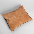 Лежанка под замшу с двусторонней подушкой, 45 х 35 х 11 см, мебельная ткань, микс цветов - Фото 8