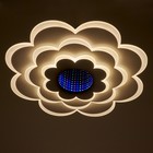 Люстра светодиодная ЭкономСвет 50519/50WT, 1хLED, 7х50х50 см, цвет белый - Фото 6