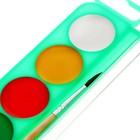 Акварель "Луч" ZOO, 6 цветов, с кистью - Фото 8