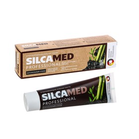 Зубная паста Silcamed professional black whitenng organic 100 г