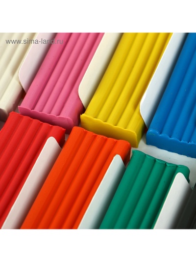 Пластилин Calligrata, 10 цветов, 200 г