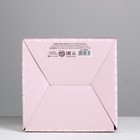 Коробка‒пенал, упаковка подарочная, Gift box, 15 х 15 х 7 см - Фото 3