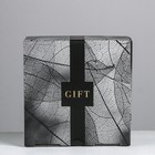 Коробка‒пенал, упаковка подарочная, «GIFT», 15 х 15 х 7 см - Фото 2