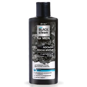 Лосьон после бритья Витэкс For Men Black Clean, с активным углём, 150 мл