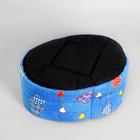 Лежанка поплин PerseiLine ЛЕ-2 №2 43 х 30 х 16 "I love you" - Фото 5