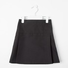 Школьная юбка для девочки, цвет чёрный, рост 122 - Фото 4