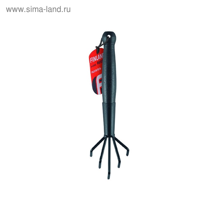 Рыхлитель, 5 зубцов, длина 36 см, с пластиковой ручкой, Finland - Фото 1
