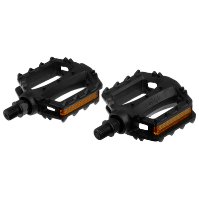 Педали Wellgo LU-968 пластик, ось 1/2" цвет чёрный