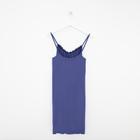 Ночная сорочка женская, цвет индиго, размер 54 - Фото 4