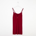 Ночная сорочка женская, цвет бордовый, размер 54 - Фото 4