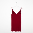 Ночная сорочка женская, цвет бордовый, размер 54 - Фото 6