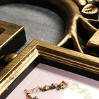 Фоторамка - коллаж на 10 фото 10×10, 10×15, 13×13, 15×20 см «Дерево с плодами», пластик, мультирамка, т. золото, 52×65×3 см - Фото 3