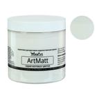 Краска акриловая Matt, 500 мл, WizzArt, белая матовая, морозостойкий - Фото 1