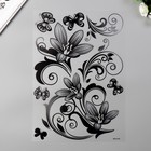 Декоративная наклейки Room Decor "Цветочная фантазия" 29х41 см - фото 24646153