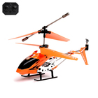 Вертолет радиоуправляемый с гироскопом, цвет оранжевый - Фото 1