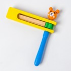 Деревянная игрушка «Трещотка с мишкой» - Фото 1
