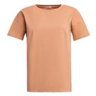 Футболка женская MINAKU OVERSIZE FIT: рыжая, р-р 46 - Фото 6