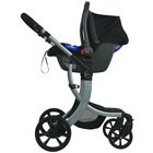 Автолюлька детская к коляске Farfello Aimile KS-2150/a, группа 0+ (0-13 кг), цвет сине-чёрный - Фото 4