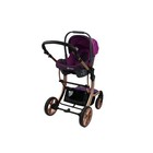 Автолюлька детская к коляске Farfello Aimile KS-2150/a, группа 0+ (0-13 кг), цвет фиолетовый - Фото 4