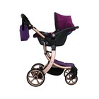 Автолюлька детская к коляске Farfello Aimile KS-2150/a, группа 0+ (0-13 кг), цвет фиолетовый - Фото 5
