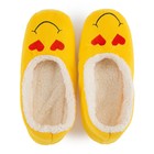 Тапочки женские цвет жёлтый/сердечки, размер 40 - Фото 2