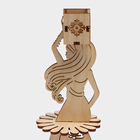 Салфетница деревянная «Индийская красавица», с подставкой под зубочистки, 25×13×13 см - Фото 3