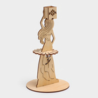 Салфетница деревянная «Индийская красавица», с подставкой под зубочистки, 25×13×13 см - Фото 5