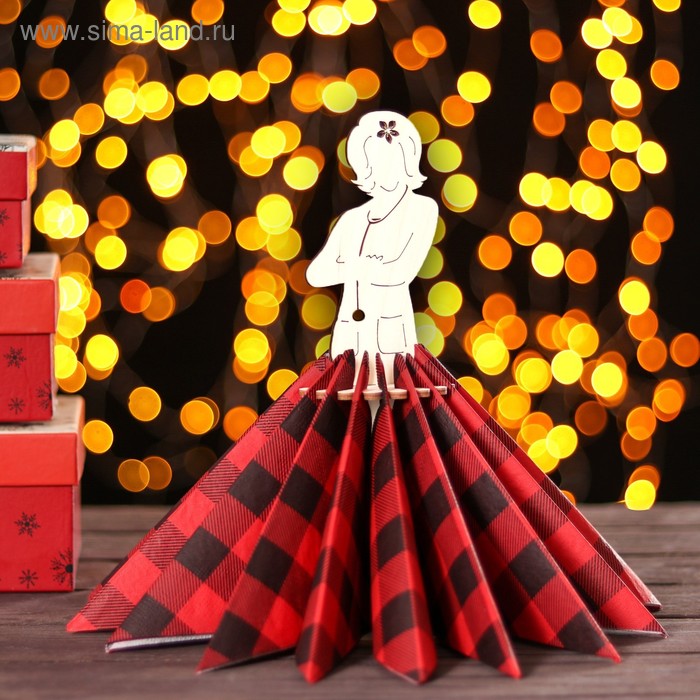 Салфетница деревянная «Фельдшер» , 25×13×13 см - Фото 1