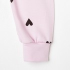 Комплект: джемпер, брюки Крошка Я "Cute", розовый, рост 74-80 см - Фото 7