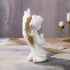 Статуэтка "Ангел с крыльями", бело-золотая, 35 см - Фото 2