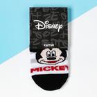 Носки (следки) "Mickey", Микки Маус, серый, 16-18 см - Фото 2