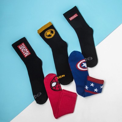 Набор носков "MARVEL", Мстители, 5 пар, 23-25 см