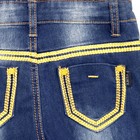 Комбинезон джинсовый для девочек, рост 86 см - Фото 4