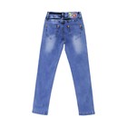 Костюм джинсовый для девочек, рост 110 см, цвет голубой - Фото 7