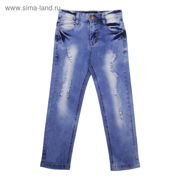 Джинсы для мальчиков, рост 140 см - Фото 1