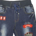 Джинсы для мальчиков, рост 110 см - Фото 3