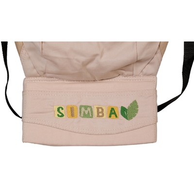 Рюкзак-кенгуру Polini Kids Disney Baby «Король Лев», с вышивкой, цвет бежевый