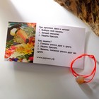 Браслет желаний «Агат ботсвана» на красной нити, длина регулируется - Фото 5