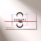 Браслет желаний «Турмалин» на красной нити, длина регулируется - Фото 1