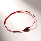Браслет желаний «Турмалин» на красной нити, длина регулируется - Фото 2