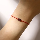 Браслет желаний «Турмалин» на красной нити, длина регулируется - Фото 3