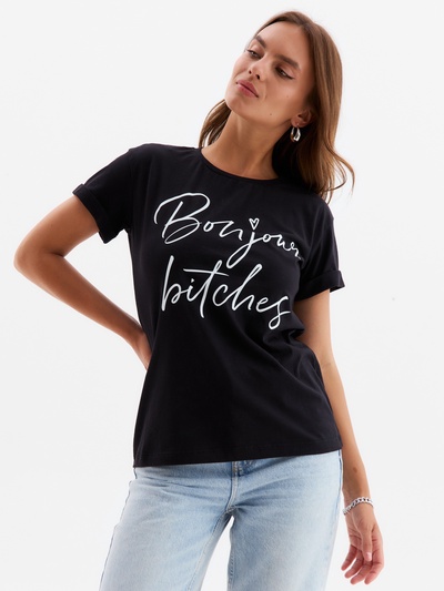 Футболка женская MIST "Bonjour" р-р 48-50