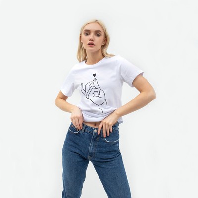 Футболка женская MIST «Любовь», размер 48-50