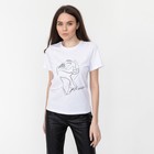 Футболка женская MIST "Pleasure" р-р 40-42 - фото 47610039