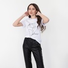 Футболка женская MIST "Pleasure" р-р 40-42 - фото 47610041